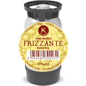 Secco Frizzante PolyKeg Pro mit Innenbeutel K-Typ Ventil 20L