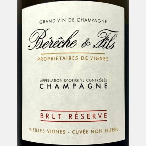 Champagne Brut Reserve Vieilles Vignes AOC - Bereche...