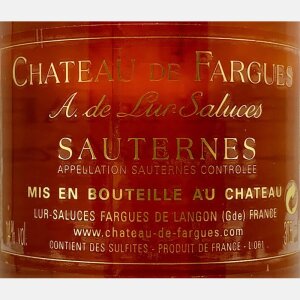 Chateau de Fargues Lur-Saluces Sauternes AOC 2006 0,375L...