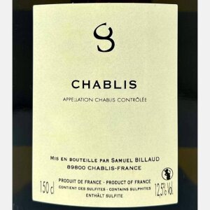 Chablis Les Grand Terroirs AOC 2017 Magnum 1,5L - Samuel Billaud