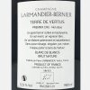 Champagne Terre de Vertus  non dose Premier Cru 2013 Bio  Magnum 1,5L Bio - Larmandier-Bernier