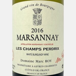 Marsannay Blanc "Les Champs Perdrix" 2016...