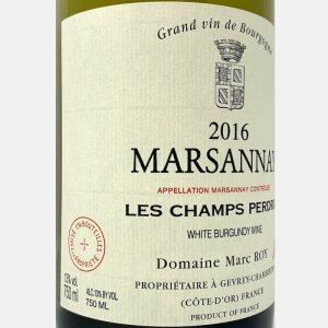 Marsannay Blanc "Les Champs Perdrix" 2016 – Domaine Marc Roy