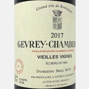 Gevrey-Chambertin Vieilles Vignes AOC 2017 - Domaine Marc...