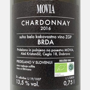 Chardonnay Brda ZGP 2016 Bio - Movia