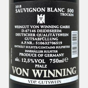 Sauvignon Blanc 500 2018 - Winning