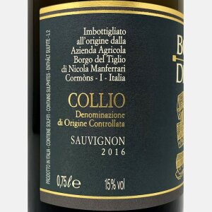 Sauvignon Blanc Selezione Collio DOC 2016 – Borgo...
