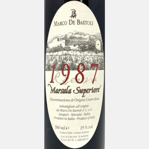 Marsala Superiore Oro Riserva DOC 1987 0,5L - Marco de...