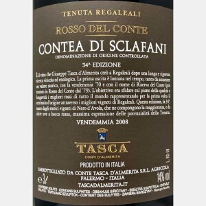 Rosso del Conte Doppelmagnum 2008 – Tenuta Regaleali, Tasca dAlmerita