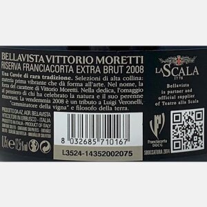 Franciacorta Vittorio Moretti Riserva Extra Brut DOCG 2008 - Bellavista