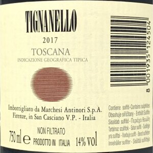 Tignanello Toscana IGT 2017 - Antinori Tenuta Tignanello