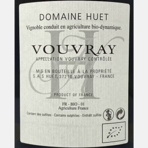 Vouvray Le Haut-Lieu Demi-Sec AOC 2015 Bio - Domaine Huet