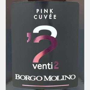 Spumante Pink Cuvée Venti2 Extra Dry - Borgo Molino