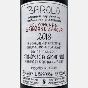 Barolo del Comune di Grinzane Cavour DOCG 2018 - Giovanni...