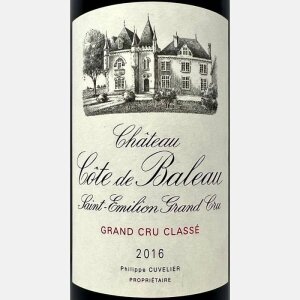 Saint-Emilion Grand Cru Classe AOC 2016 - Château...