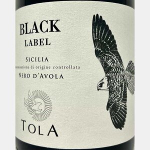 Nero dAvola Black Label Sicilia DOC 2018 - Tola