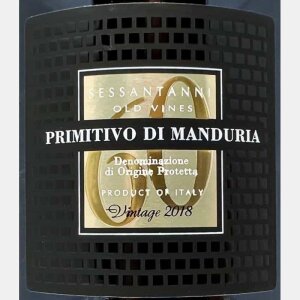 Primitivo di Manduria Sessantanni 60 Old Vines DOP 2018 -...