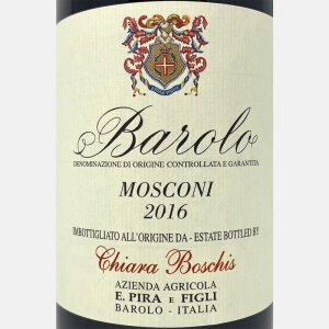 Barolo Mosconi DOCG 2016 Bio - E. Pira & Figli Chiara...