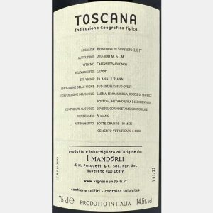 Cabernet Sauvignon Toscana IGT 2020 - I Mandorli