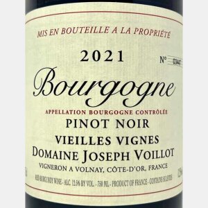 Bourgogne Pinot Noir Vieilles Vignes AOC 2021 - Joseph...