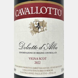 Dolcetto dAlba Vigna Scot DOC 2022 Bio - Cavallotto