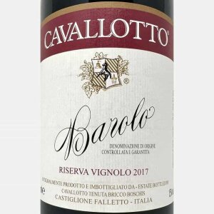 Barolo Riserva Vignolo DOCG 2017 Bio - Cavallotto
