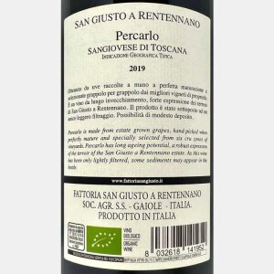 Sangiovese di Toscana Percarlo IGT 2019 Bio - San Giusto a Rentennano