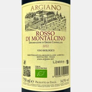 Rosso di Montalcino DOC 2022 Bio - Argiano