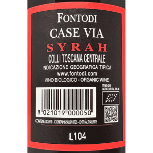Syrah Case Via Toscana IGT 2021 Bio - Fontodi