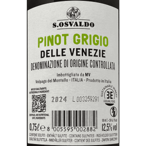 Pinot Grigio Antichi Poderi Delle Venezie DOC 2024 - San Osvaldo