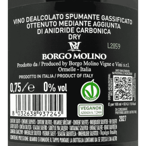 Spumante Alcohol Free Dry 0,0% - Borgo Molino