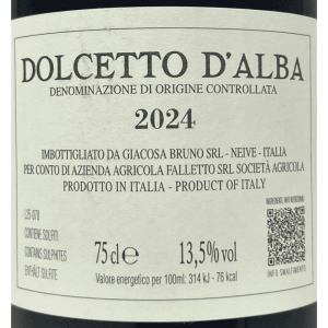 Dolcetto d´Alba Falletto DOC 2024 - Bruno Giacosa