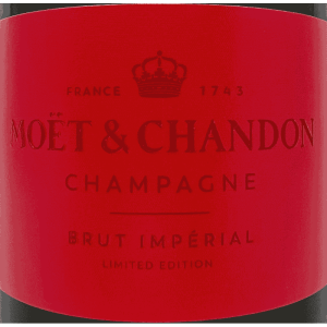 Champagne Brut Imperial Red Limited Edition AOC Gift Box...