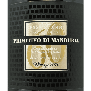 Primitivo di Manduria Sessantanni Old Vines DOP 2020 -...