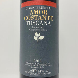Amor Costante Rosso Toscana IGT 2013 - Gianni Brunelli Le Chiuse di Sotto
